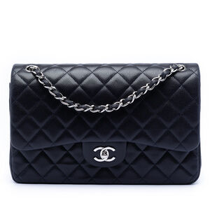 Pre-Loved Chanel Jumbo Classic Caviar Double Flap
